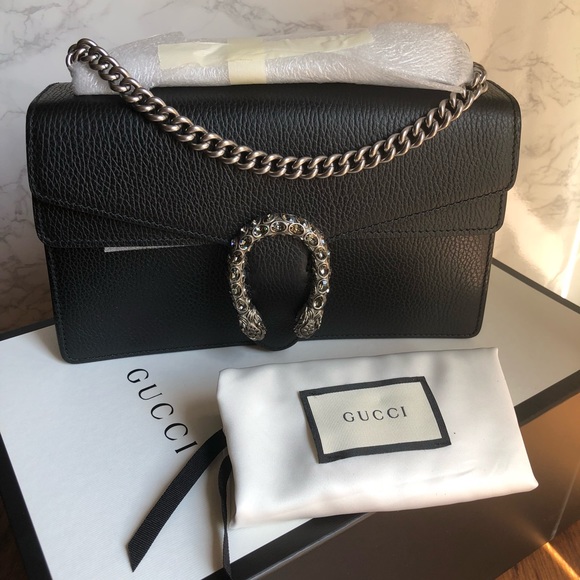 Gucci Dionysus Small in Black leather - Picture 3 of 8